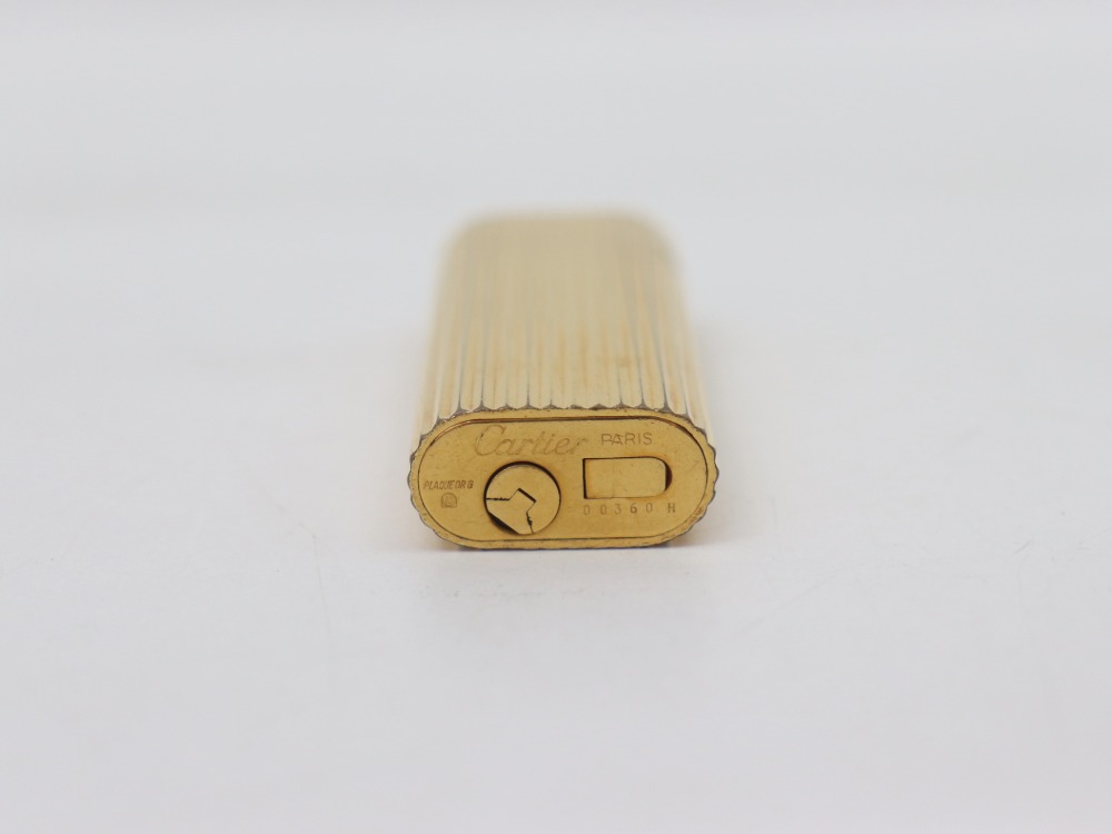 カルティエゴールドライター刻印