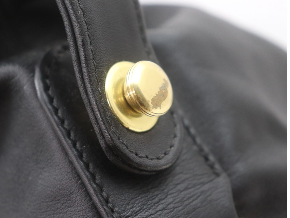 コーチレザーボストンバッグ 金具