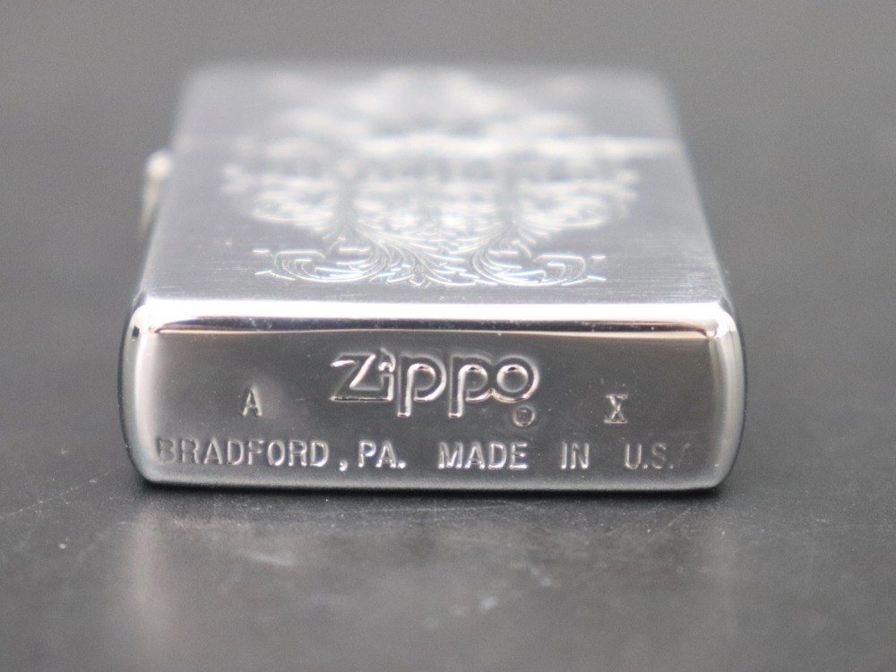 ジッポのオイルライター刻印