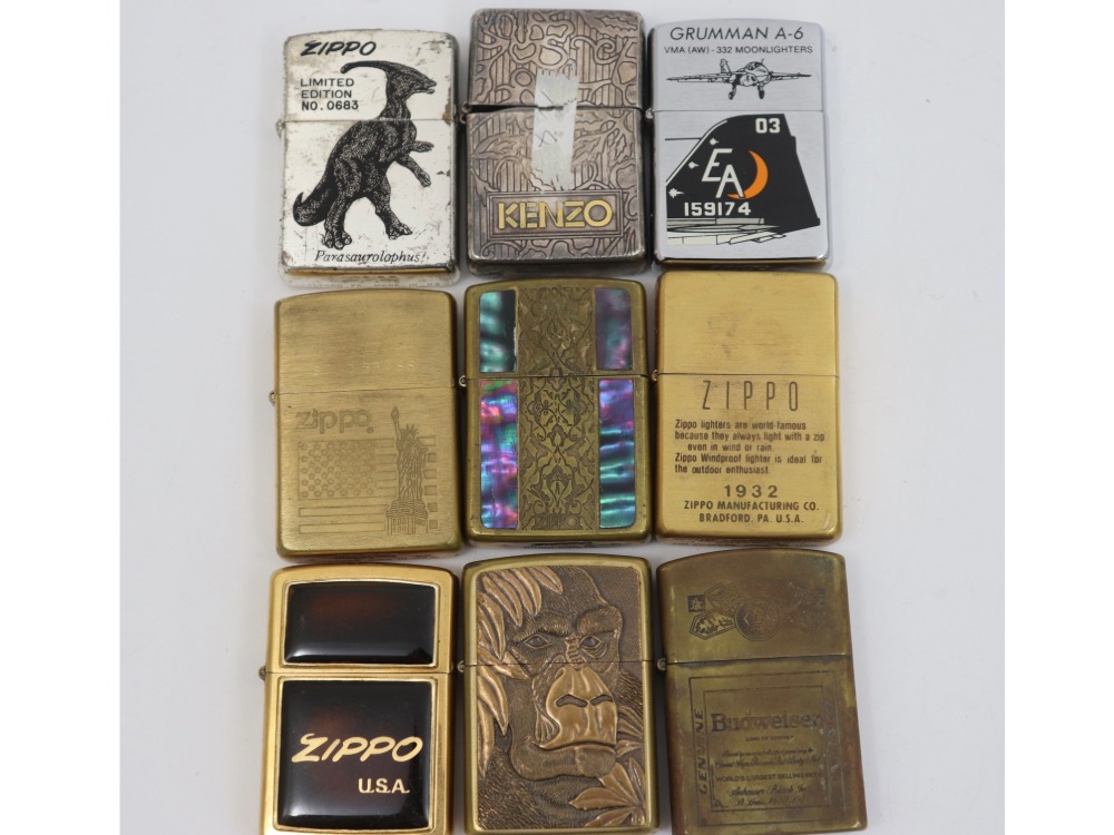 ジッポのライター9点