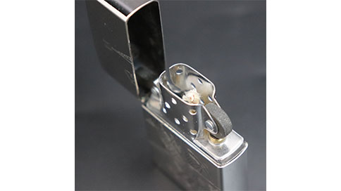 ジッポのライターのインサイドユニット