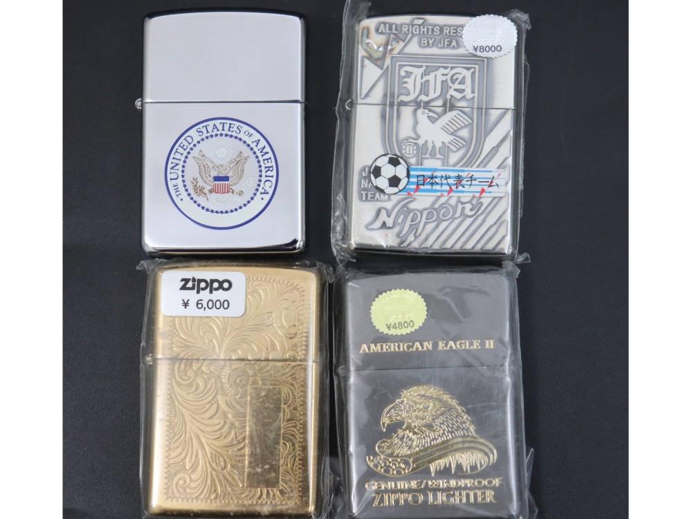 ジッポーのオイルライター8点4つ分2