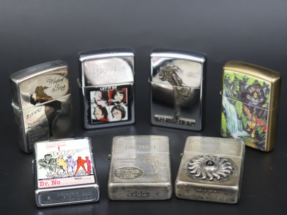 ジッポー古いライター7点全体