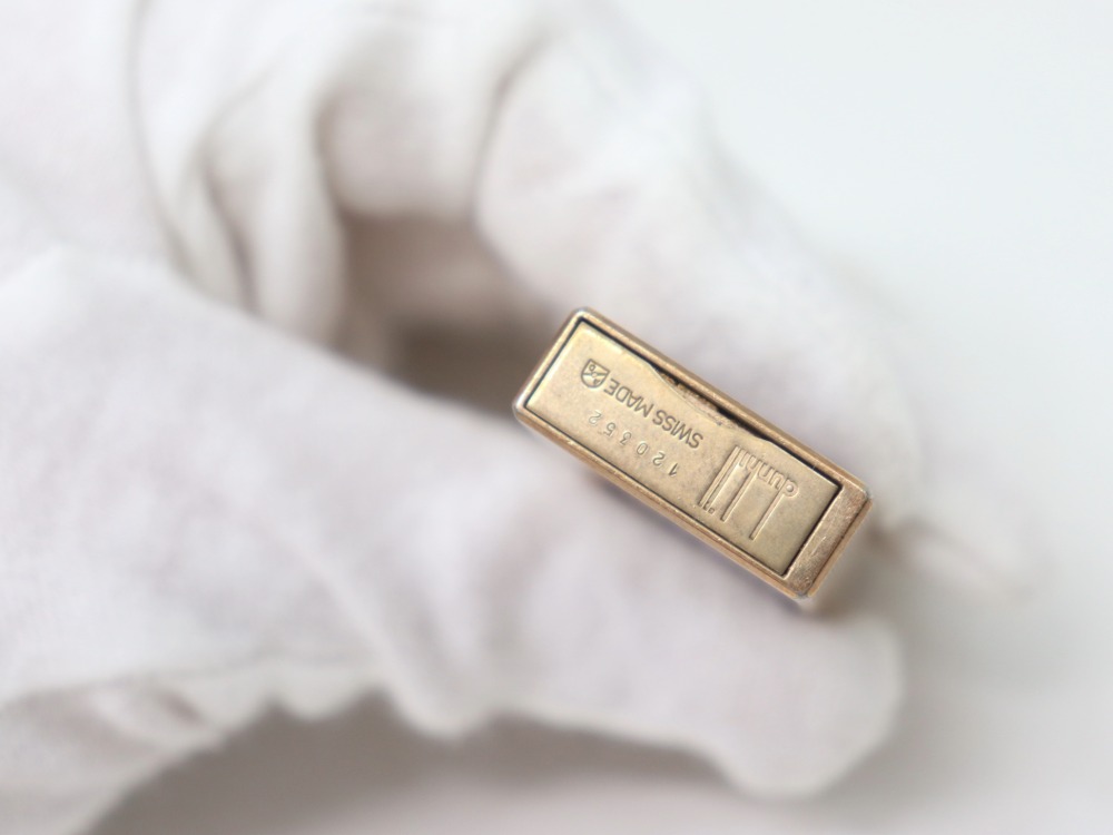 ダンヒルのガスライター刻印