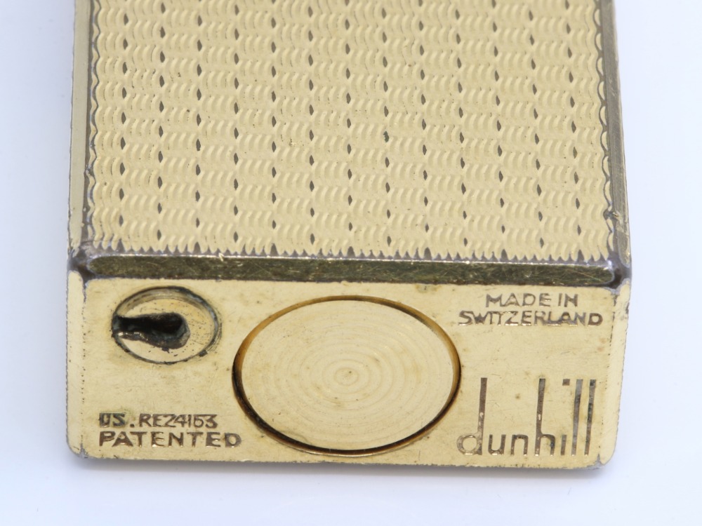 ダンヒルゴールドライター刻印