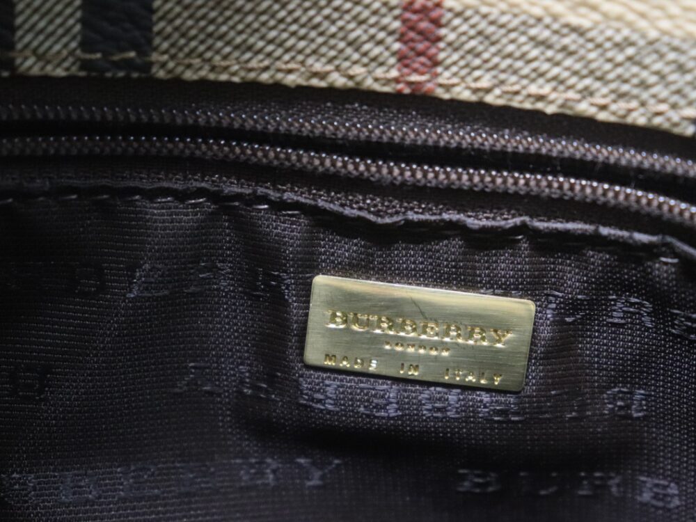バーバリー トートバッグ 刻印