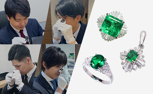 ブランドハンズの鑑定士とエメラルドのトップ指輪リング