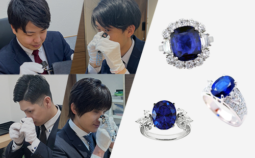 ブランドハンズの鑑定士とサファイヤの指輪リング