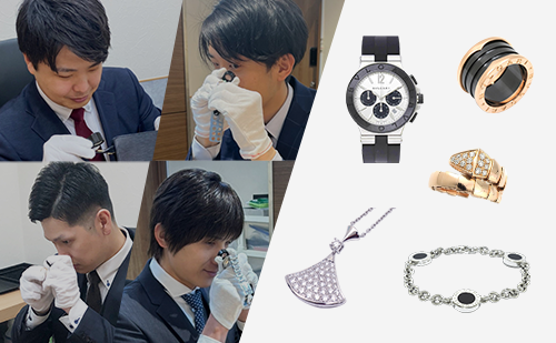 ブルガリのリングやネックレスのアクセサリーとブランドハンズの鑑定士