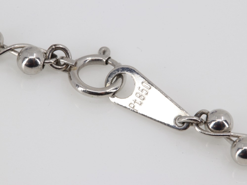 プラチナPt850ネックレス刻印