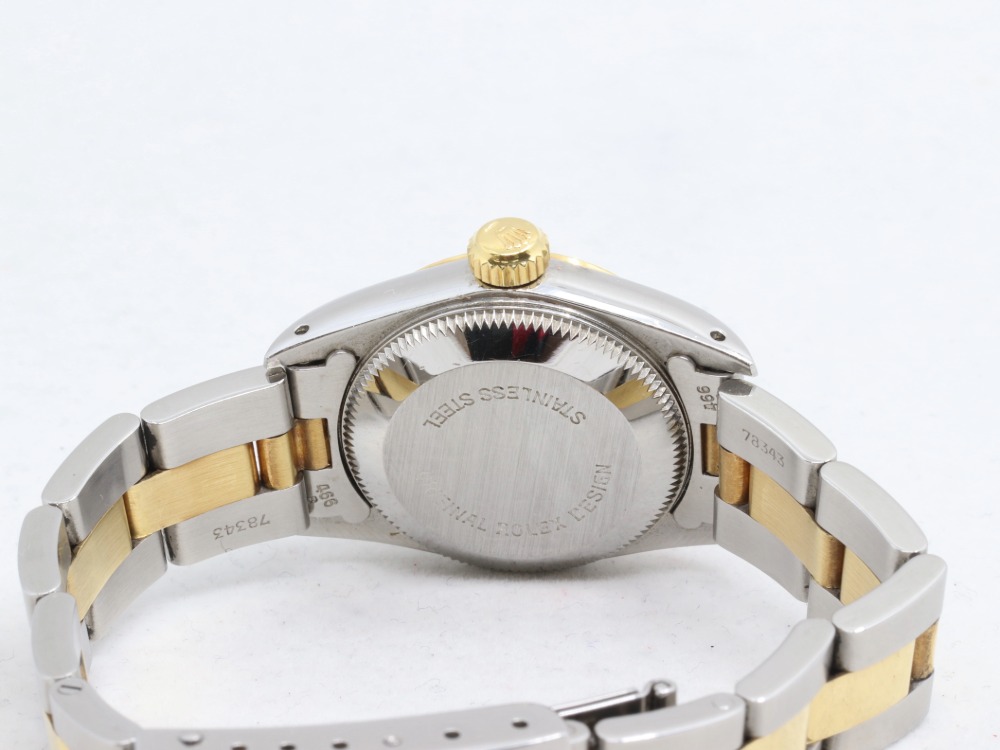 ロレックスの67193腕時計裏面