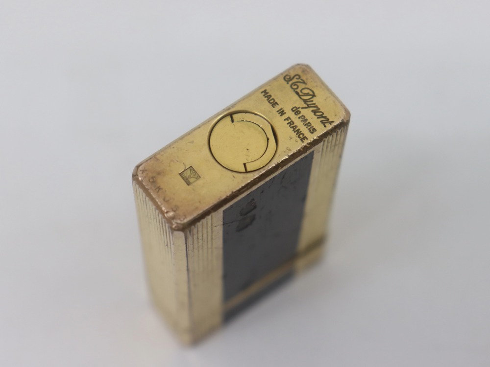 着火不可のデュポンライター刻印