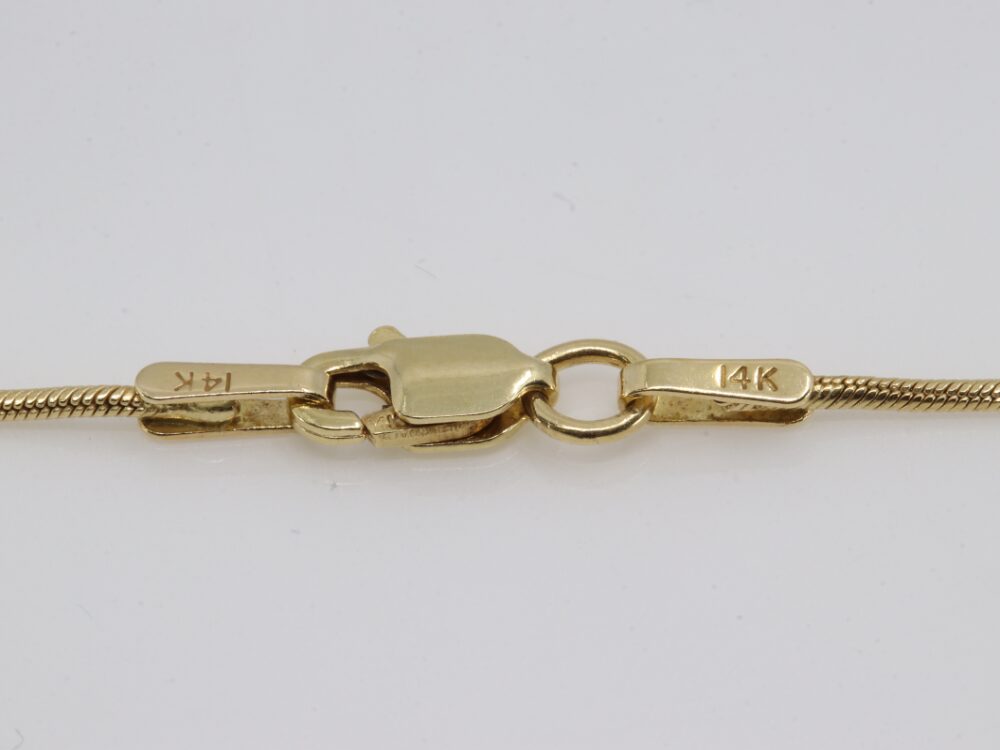 K14ネックレス刻印