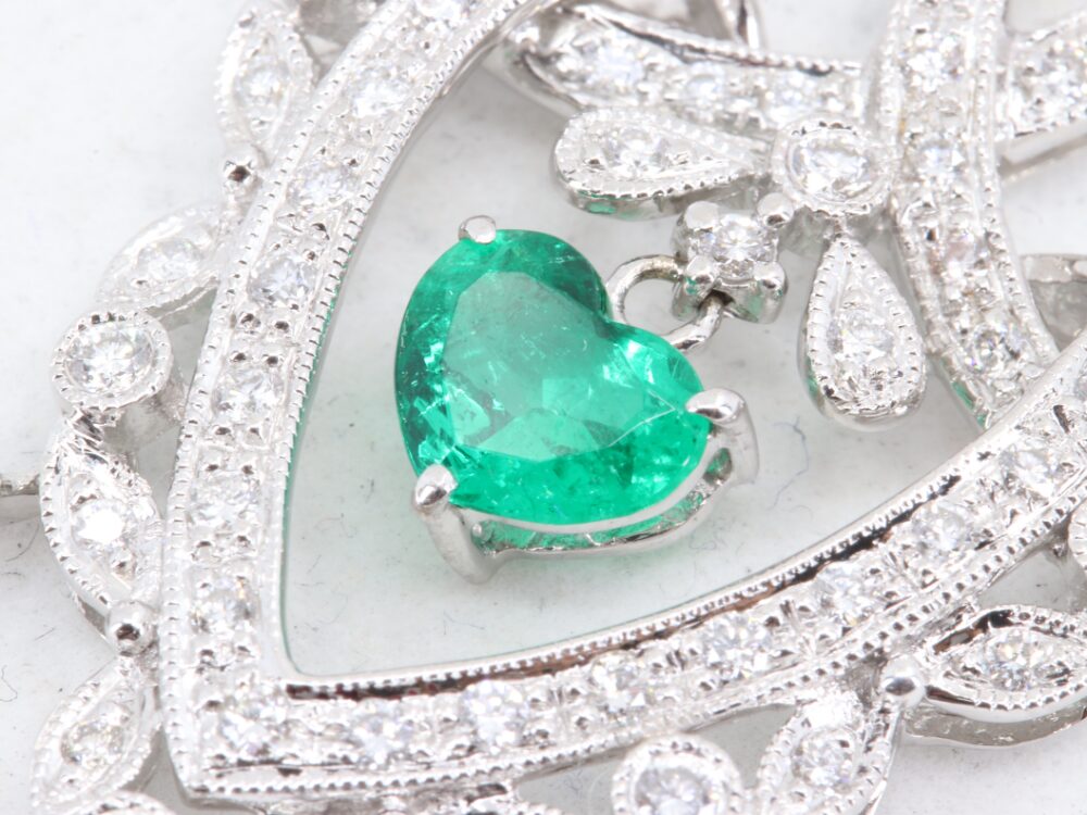 K18WGエメラルドトップアップ