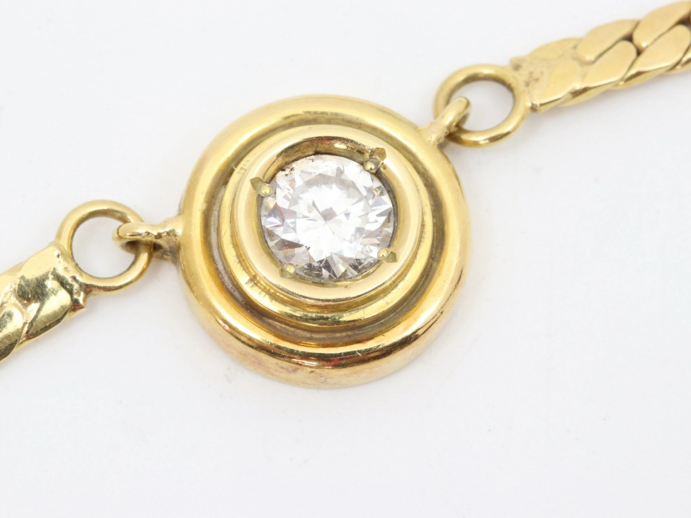 K18ダイヤネックレスダイヤ