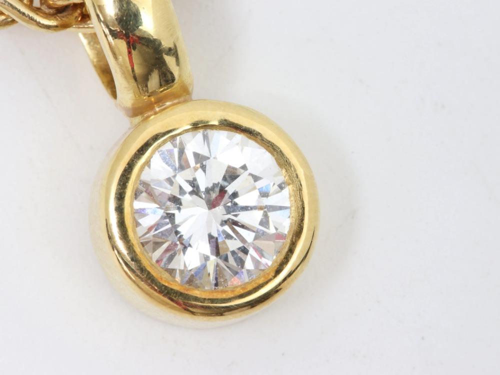 K18ダイヤモンドネックレスダイヤ