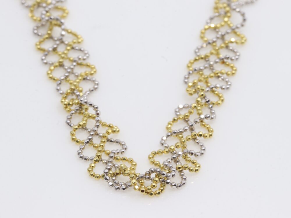 K18ネックレスアップ