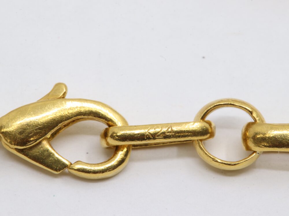 K24ブレスレット刻印