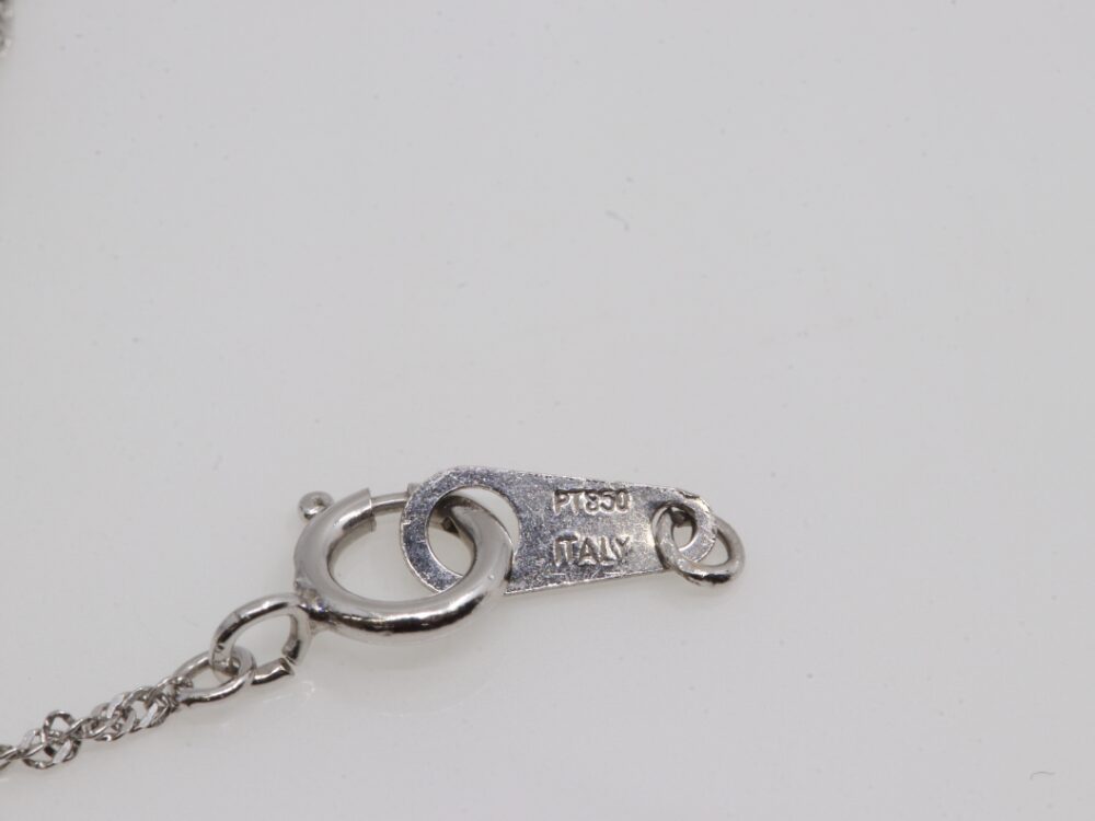 PT850ネックレス1.0g刻印