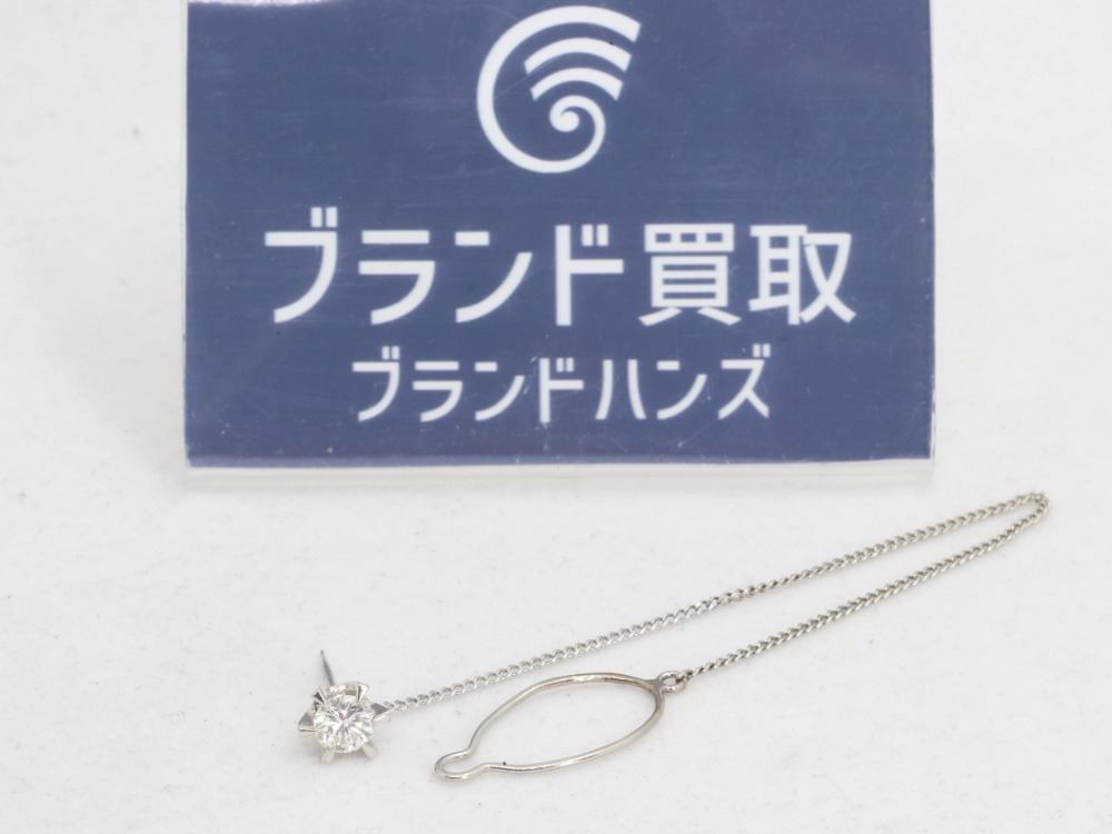 宝塚市でPT900ダイヤモンドリング0.14ctを買取しました