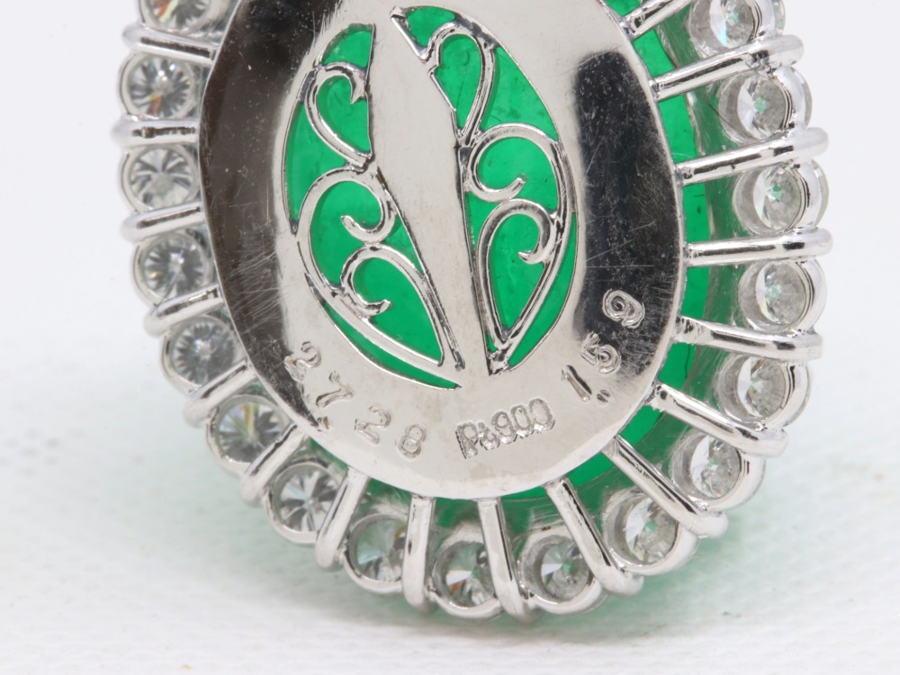 PT900エメラルドトップ刻印