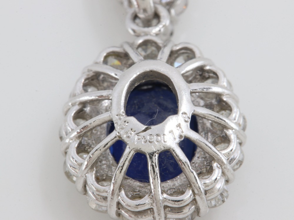 PT900サファイアリング刻印