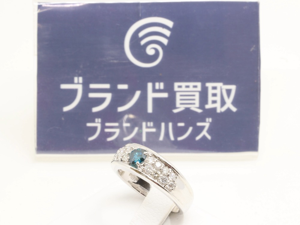 難波で18Kのメレダイヤ付きリングを80,000円で買取しました！