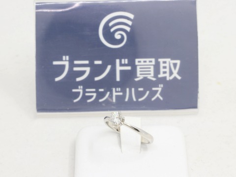 Pt900のダイヤ付きリング