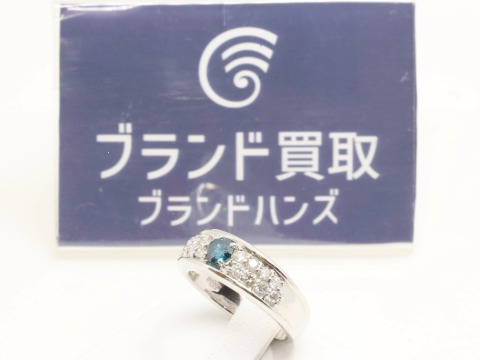 Pt900のダイヤ付きリング