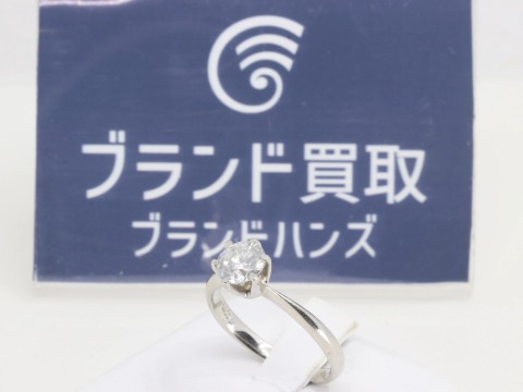 Pt900のダイヤ付きリング