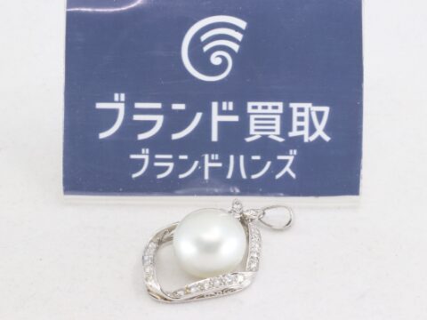 Pt900パールダイヤトップ