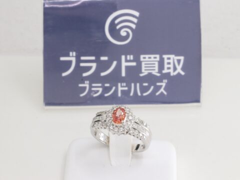 Pt900ピンクサファイア