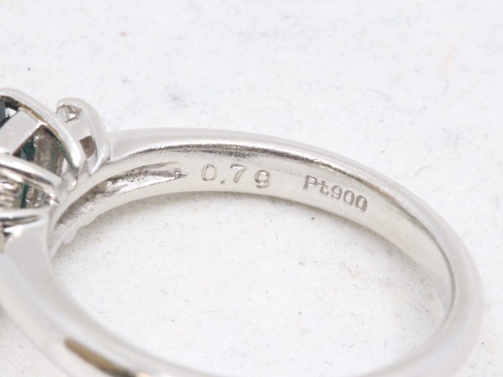 アレキサンドライトリング刻印2