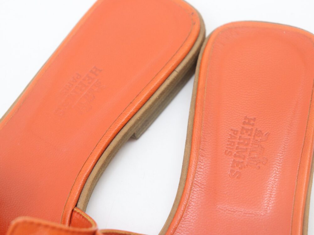 エルメスのオランサンダル刻印
