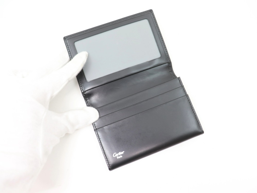 カルティエのカードケース内側