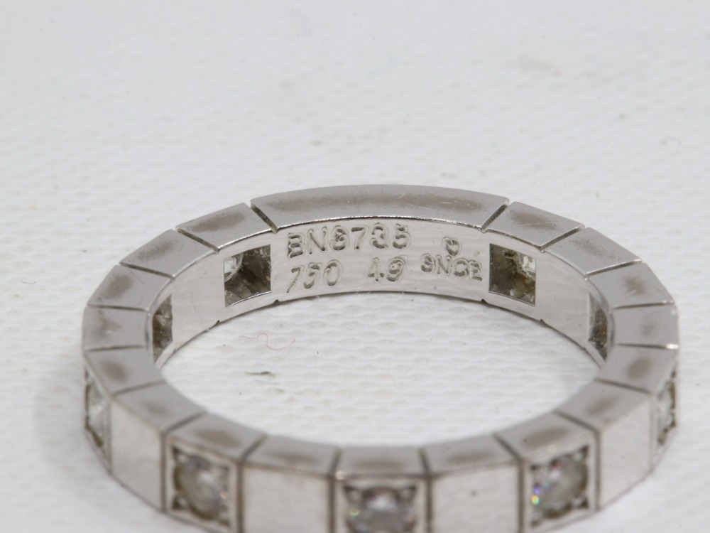 カルティエのラニエールリング刻印