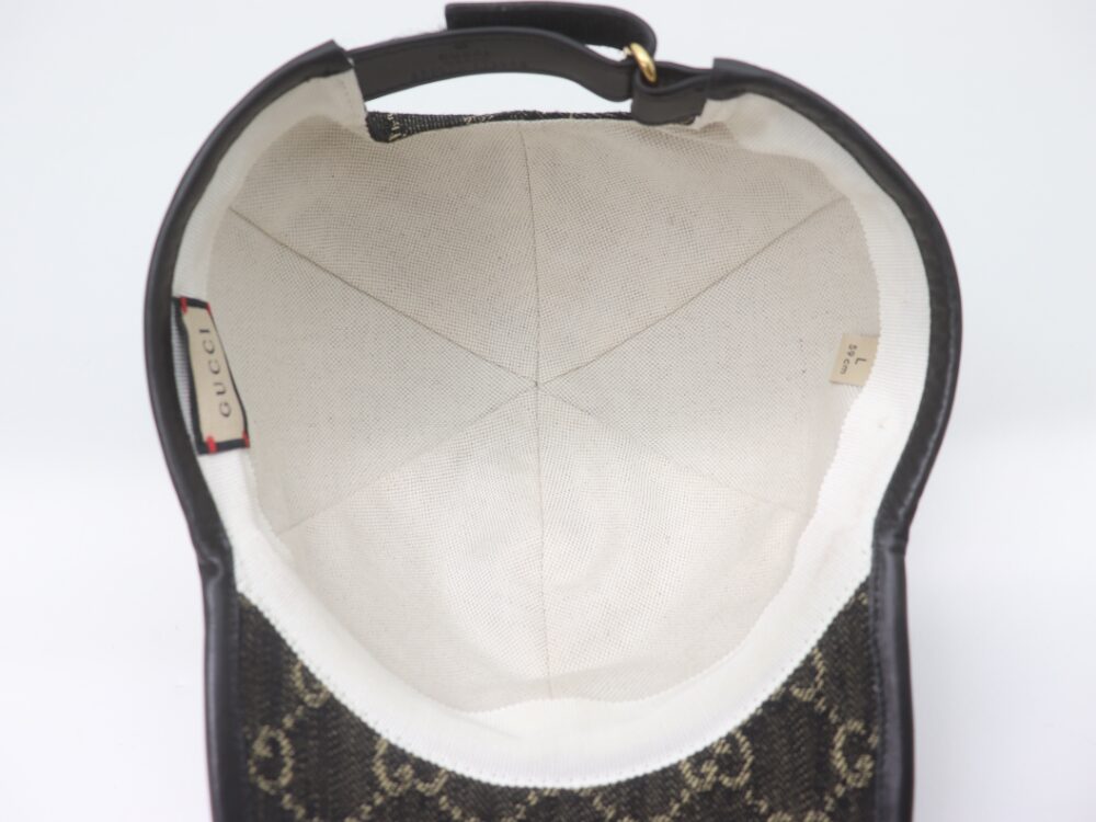 グッチベースボールキャップ内側