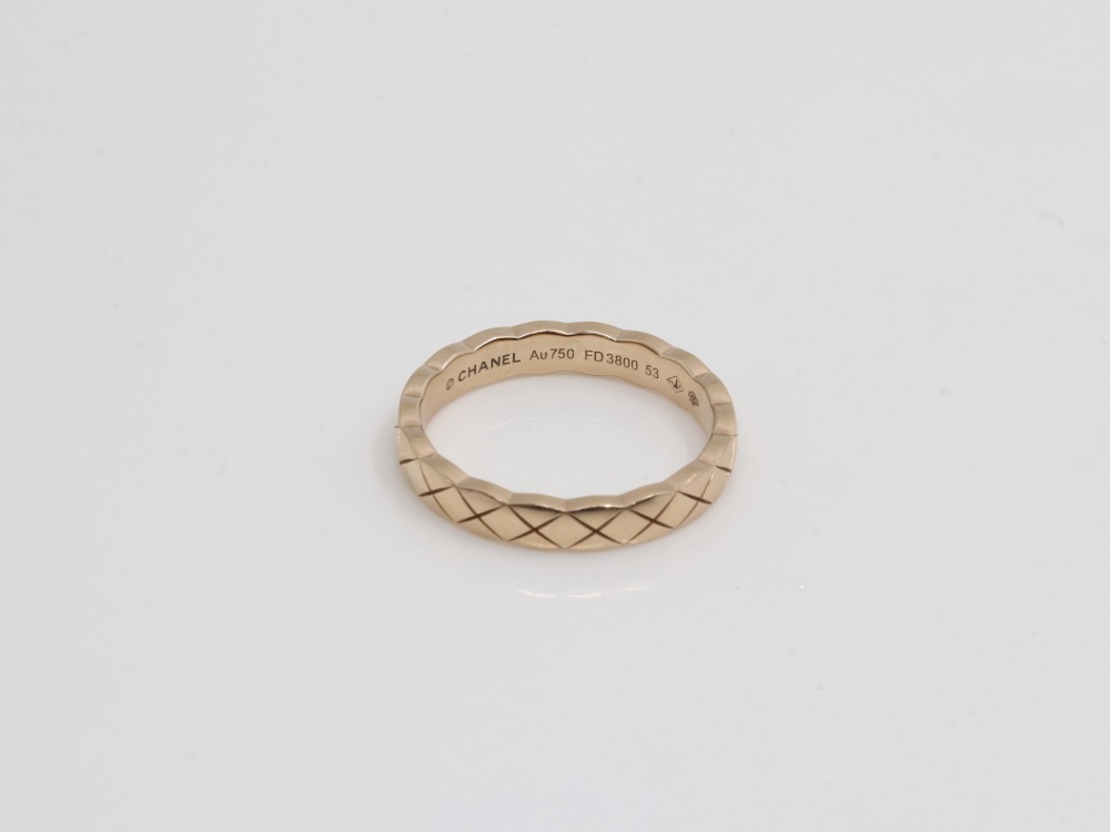 シャネルココクラッシュリング刻印