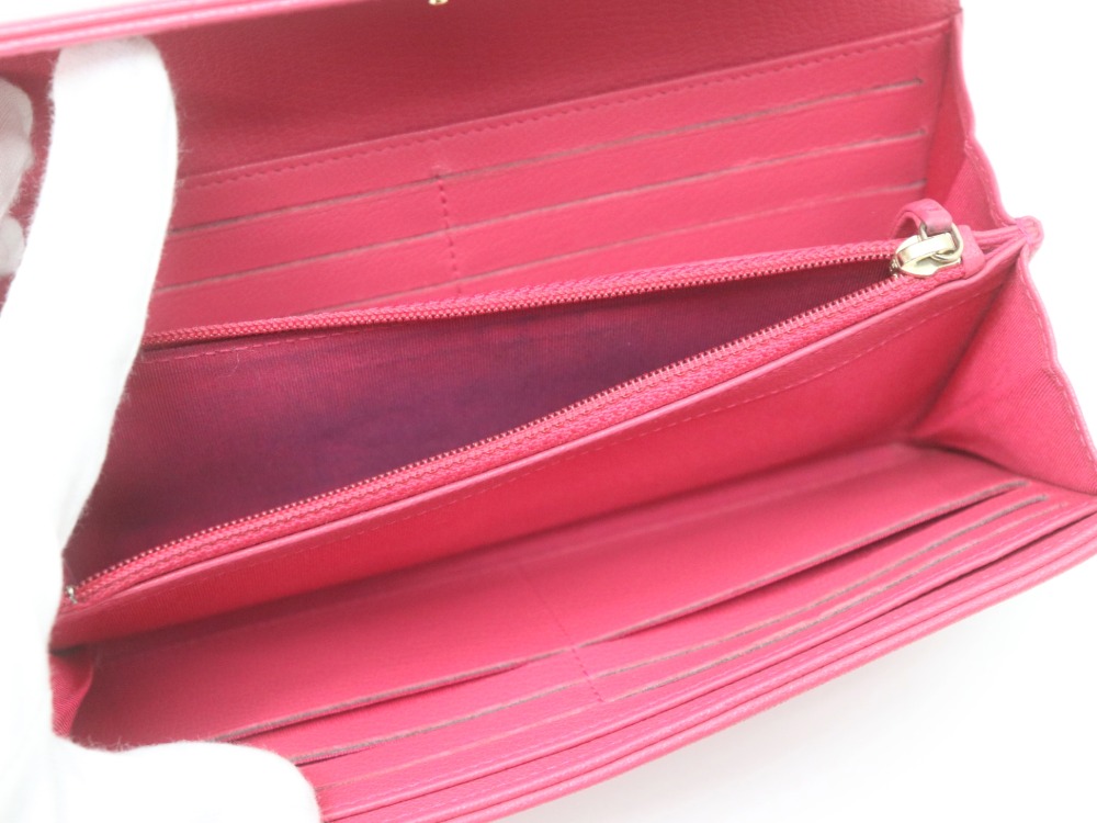 シャネルフラップウォレット内側