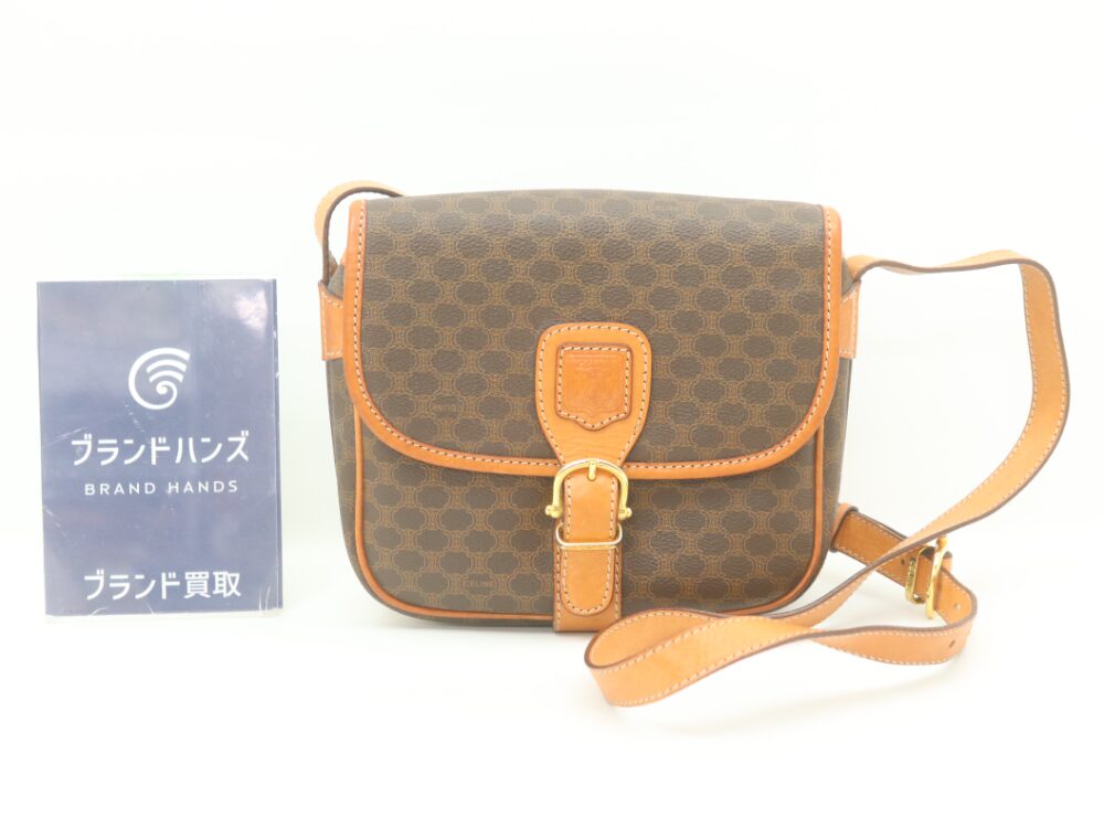 セリーヌマカダムショルダーバッグ正面