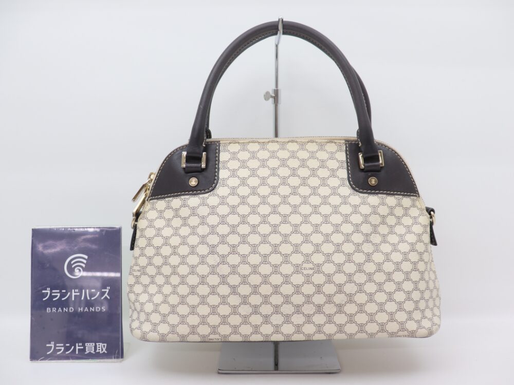 セリーヌマカダムハンドバッグ正面