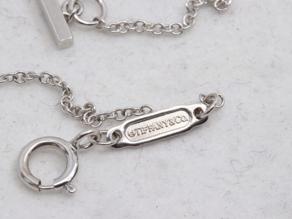 ティファニーTスマイルミニネックレスロゴ