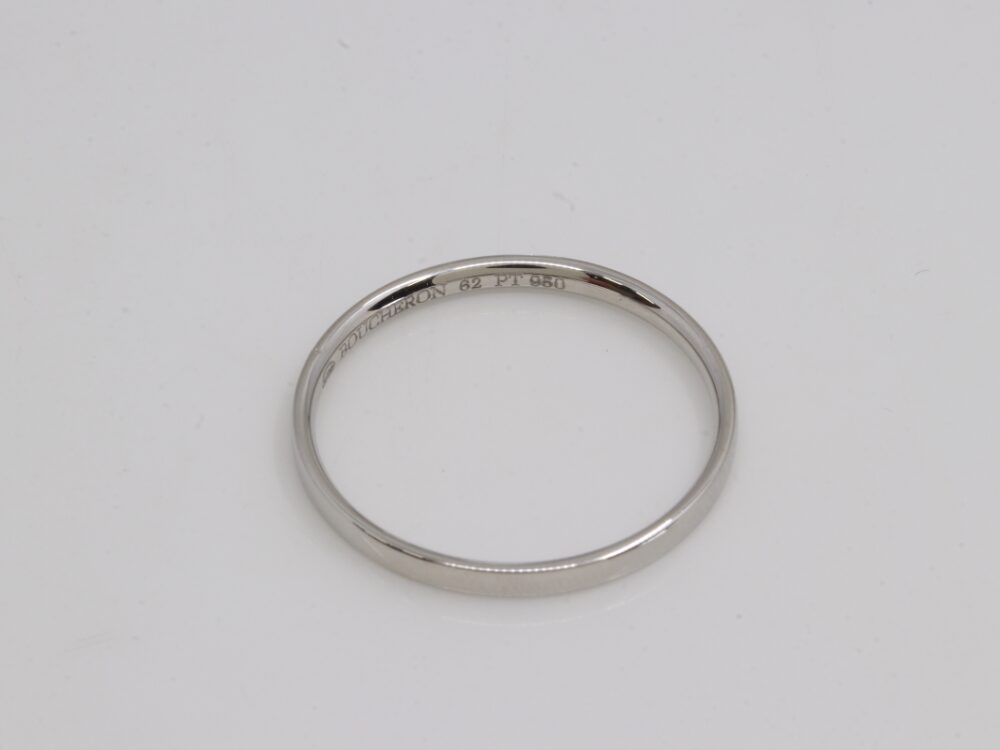 ブシュロンPt950リング 刻印1