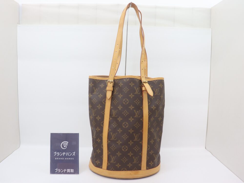 ベタ剝がれルイヴィトンバケットGM全体