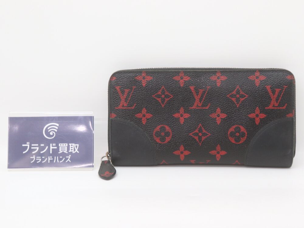 ルイヴィトンモノグラムルージュ財布全体