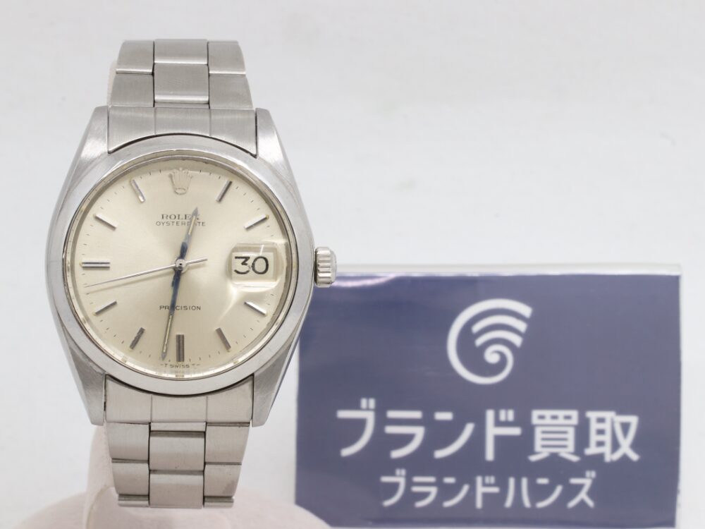 ロレックスオイスターデイト正面