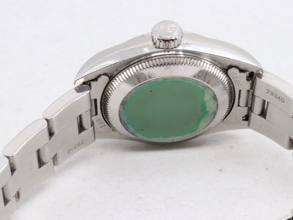 ロレックスオイスターパーペチュアル裏蓋