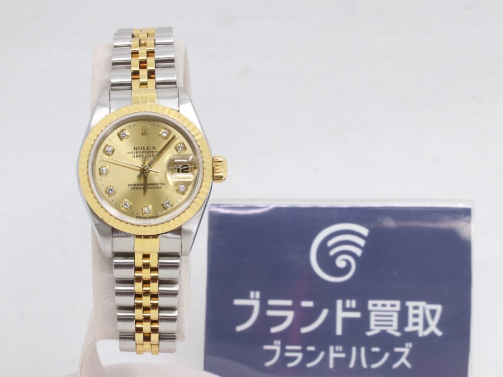 ロレックスデイトジャスト正面