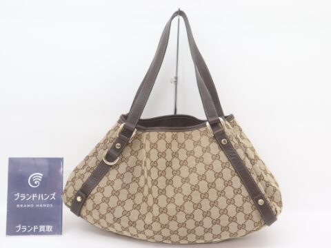 グッチ GGキャンバス アビー トートバッグ 130736