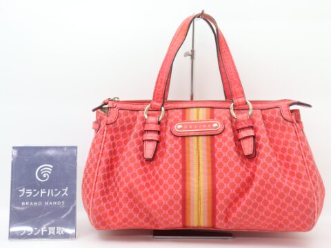 セリーヌ マカダム キャンバス ハンドバッグ
